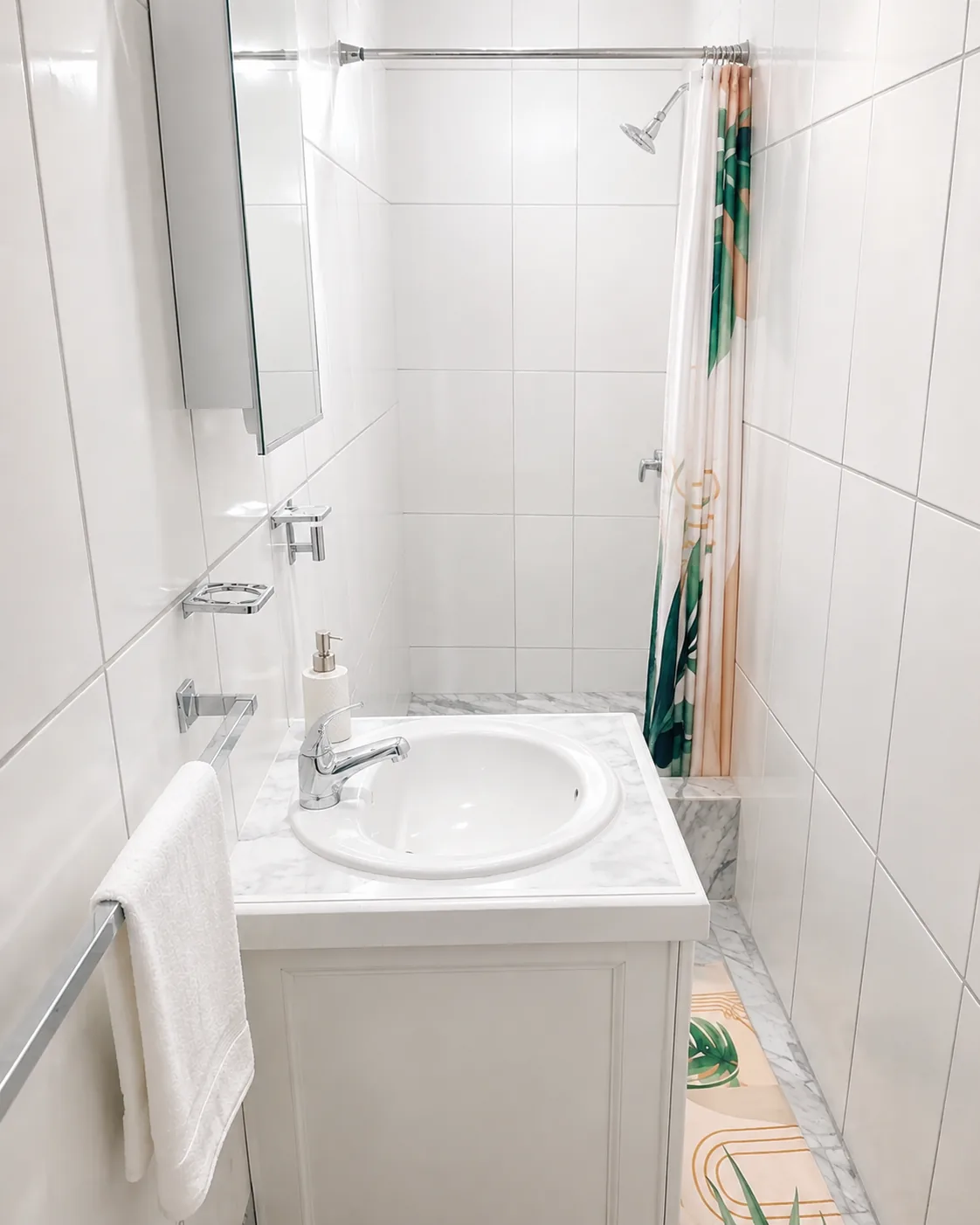 The bathroom